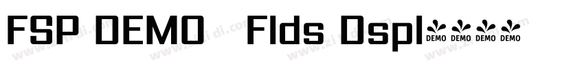 FSP DEMO   Flds Dspl字体转换